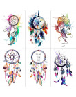 HXMAN Dreamcatcher tymczasowe fałszywy tatuaż Body Art naklejka wodoodporna moda damska ręcznie tatuaż naklejki dla dzieci 9.8X6