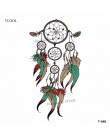 HXMAN Dreamcatcher tymczasowe fałszywy tatuaż Body Art naklejka wodoodporna moda damska ręcznie tatuaż naklejki dla dzieci 9.8X6