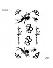 HXMAN angielski list wodoodporne naklejki tymczasowe tatuaże kobiet mężczyźni ramię fałszywe Body Art 10.5X6 cm dla dzieci doros