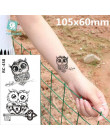 Body Art wodoodporne tymczasowe tatuaże papier dla kobiet i dzieci 3d piękny Fox projekt małe ramię tatuaż naklejki RC-392