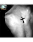 Body Art wodoodporne tymczasowe tatuaże papieru dla mężczyzn i kobiet sexy moda 3d krzyż projekt małe naklejki tatuaż HC1046