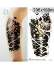 Indywidualność wodoodporne tymczasowe tatuaże dla chłopiec mężczyźni 3D mechaniczne ramię projekt duża naklejka tatuaż darmowa w