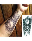 Budda tatuaż wzory naklejki projektant tatuaż – ozdoba na ciało mężczyźni tymczasowa naklejka tatuaż fałszywy tatuaż duże tymcza