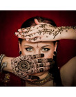 1X czarny hinduska henna wklej stożek uroda kobiety Mehndi ciało palec farby DIY tymczasowy tatuaż