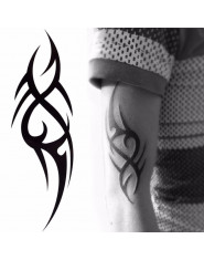 Męski tymczasowy tatuaż tribal dla mężczyzn pół rękawa wodoodporny