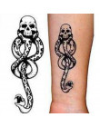 5 sztuk Cosplay Halloween tymczasowe tatuaże naklejki na śmierci Eater prezent stylowa wymienny tatuaże naklejki