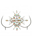 BellyLady brokat klejnot samoprzylepne naklejka tatuaż twarz w klatce piersiowej Rhinestone Wedding Party ciało do makijażu