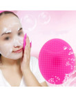 Hot Sale 1 PC Silicone Gel Egg Shaped Washing Face Cleaning Pad Facial Exfoliating Brush SPA Skin Scrub Bath Tool Random Color