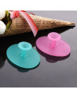 Hot Sale 1 PC Silicone Gel Egg Shaped Washing Face Cleaning Pad Facial Exfoliating Brush SPA Skin Scrub Bath Tool Random Color