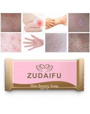 Mini 3 sztuk Zudaifu siarka mydło skóra trądzik łuszczyca łojotok wyprysk przeciwgrzybicze wybielające mydło do kąpieli szampon 
