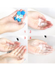 Losowy kolor!! 1/3PC przenośny podróży ręcznie mydło kwiatowe do mycia rąk małe mydło tabletki turystyczne niezbędne papierowe m