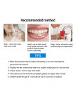 Profesjonalny płyn do wybielania zębów czyszczenia bezpieczny w formie wygodnego pędzelka higiena jamy ustnej