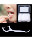 50 sztuk Dental Flosser dentystyczna opcji zęby wykałaczki kij do czyszczenia zębów pielęgnacji jamy ustnej 7.5 cm