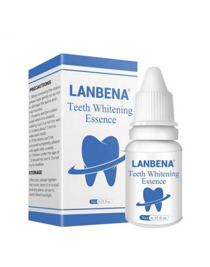 LANBENA wybielanie zębów Essence do higieny jamy ustnej w surowicy w proszku eliminuje płytki nazębnej zębów wybielanie zębów na