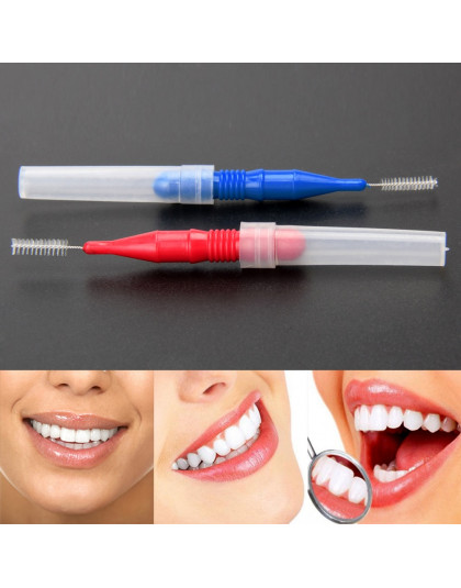 30 sztuk zębów nici higiena jamy ustnej nić dentystyczna miękka plastikowa szczoteczka międzyzębowa wykałaczka zdrowe do czyszcz