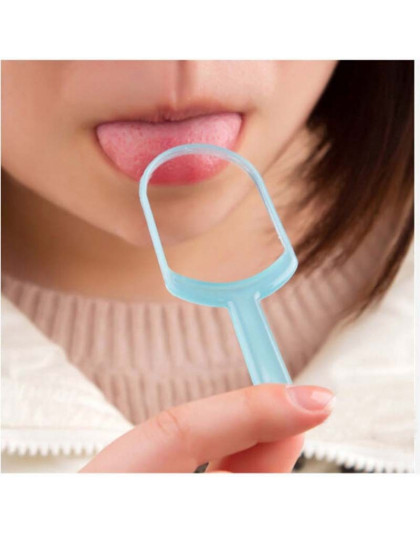 2 sztuk osobiste Oral opiekuna świeży oddech języka skrobak czyszczenia sprawiają, że higiena jamy ustnej szczoteczka do zębów n