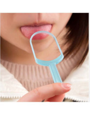 2 sztuk osobiste Oral opiekuna świeży oddech języka skrobak czyszczenia sprawiają, że higiena jamy ustnej szczoteczka do zębów n