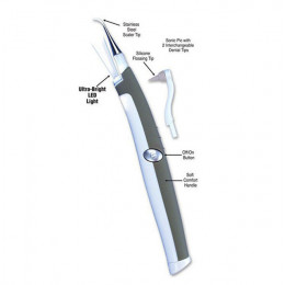 Elektryczny ultradźwiękowy zębów Stain Eraser płytki usuwania Dental narzędzie wybielanie zębów do czyszczenia zębów skaler zębó