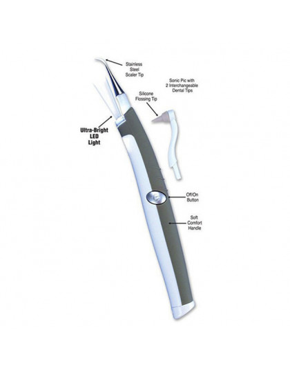 Elektryczny ultradźwiękowy zębów Stain Eraser płytki usuwania Dental narzędzie wybielanie zębów do czyszczenia zębów skaler zębó
