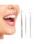 6 sztuk/zestaw Dental lustro ze stali nierdzewnej dentystyczny dentysta przygotowane zestaw narzędzi do pielęgnacji zębów instru