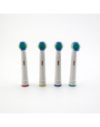 4 sztuk elektryczny głowica szczoteczki do zębów dla jamy ustnej B elektryczna szczotka do zębów wymienne główki do szczoteczki 