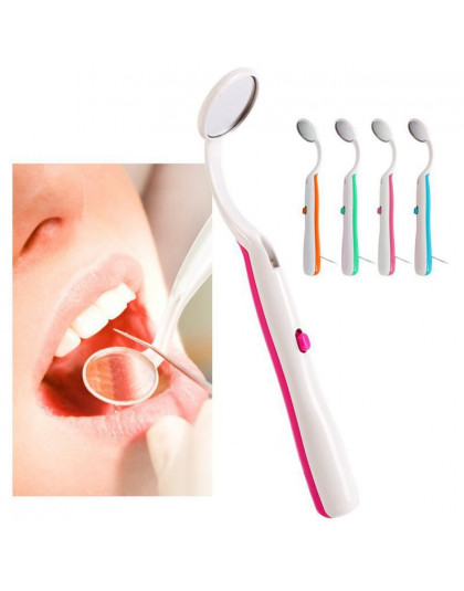 1 PC nowy LED Light zębów Oral Dental lustro Super jasne usta lustro podświetlane narzędzie do pielęgnacji zębów higieny jamy us