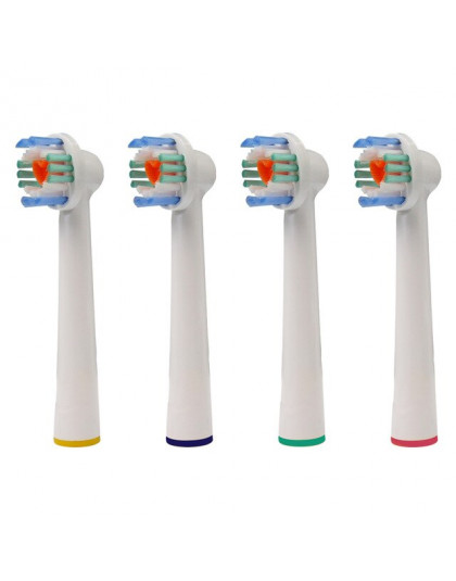 4 sztuk Oral B części zamienne do elektrycznej szczoteczki do zębów głowy dla Braun nowy uniwersalny głowica szczoteczki do zębó