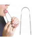 Skrobaczka do języka ze stali nierdzewnej do czyszczenia świeży oddech do czyszczenia powlekany język szczoteczka do zębów Denta