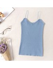 2019 Crop Tops Tamls Camis Camisole tank Moda Mujer tshirt dzianina top bez rękawów T Shirt Blosas Casual