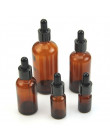Szklane mini buteleczki z pipetą wielokrotnego użytku na kosmetyki olejki perfumy pojemniki do przechowywania