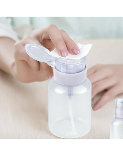 Plastikowe przezroczyste buteleczki z wygodną pompką na kosmetyki pojemniki z dozownikiem wielokrotnego użytku