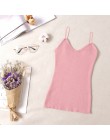 2019 Crop Tops Tamls Camis Camisole tank Moda Mujer tshirt dzianina top bez rękawów T Shirt Blosas Casual