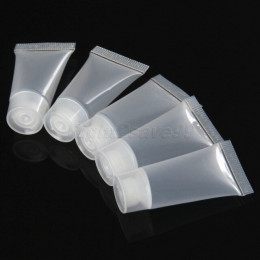 Miękka tubka kosmetyczna 5 ml/10 ml plastikowa pojemniki balsam puste opakowanie na kosmetyk tubka wyciskana