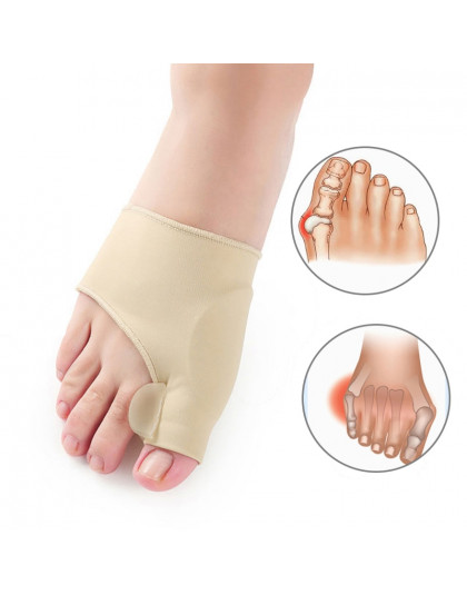 1 para zespół cieśni kanału nadgarstka skarpety żelowe palucha koślawego urządzenie stóp ból łagodzi duży separator palców stopy