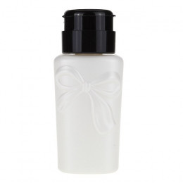 Monja 230ml Nail Art butelka lakier żelowy UV usunąć płyn alkoholu do przechowywania naciśnij dozownik z pompką pusta butelka na