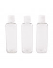 Przezroczyste mini buteleczki na kosmetyki pojemniki do przechowywania płynów z wygodnym aplikatorem wielokrotnego użytku