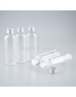 5 sztuk 30 ML/50 ML/100 ML butelka z tworzywa sztucznego z aluminiowa zakrętka wtyczka pojemnik kosmetyczny Zestawy podróżne prz