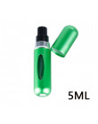 YBLNTEK 5ml butelka perfum Mini wielokrotnego napełniania Atomizer do perfum butelki z rozpylaczem podróży kosmetyczne pojemnik 