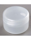 Wysokiej jakości 5 sztuk 20 ml PP kremowe pudełka Jar 20g pusty kosmetyk z tworzywa sztucznego pojemnik na małe próbki makijaż d