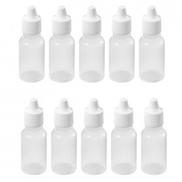 10 sztuk 10 ML 1/3 OZ z tworzywa sztucznego zabezpieczenie przed dziećmi butelki z kroplomierzem olejek do opalania wielokrotneg