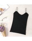 2019 Crop Tops Tamls Camis Camisole tank Moda Mujer tshirt dzianina top bez rękawów T Shirt Blosas Casual