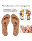 Ciała Detox odchudzanie stopy magnetycznej akupunktura punkt terapii wkładka poduszka do masażu Acupunctura ochraniacze na buty)