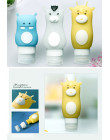 Y & W & F 1 pc Cartoon zwierząt śliczne emulsji butelki dozowania silikonowe przenośne kosmetyki szampon pojemnik piękno podróży