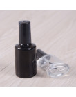 Przezroczyste szklane buteleczki na lakiery do paznokci odżywki olejki z pędzelkiem pojemniki do przechowywania kosmetyków