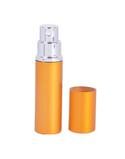 5 ml podróży Mini wielokrotnego napełniania puste perfumy z atomizerem butelki zapach pompa Spray przypadku airless pompy kosmet