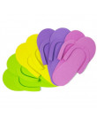 Mayitr 6 par jednorazowe z pianki kapcie wysokiej jakości pedicure spa Flip Flop różne kolory dla Salon narzędzie do pielęgnacji