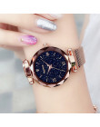 Luksusowe kobiety zegarki Magnetic gwiaździste niebo kobieta zegar zegarek kwarcowy zegarek mody panie zegarek na rękę reloj muj