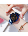Luksusowe kobiety zegarki Magnetic gwiaździste niebo kobieta zegar zegarek kwarcowy zegarek mody panie zegarek na rękę reloj muj