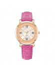 Nowy zegarek dla pań Rhinestone bransoletki na rękę kobiety moda zegarki damskie zegarki Alloy analogowe kwarcowy relojes @ F