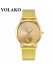 2019 Hot moda kobiety zegarek kwarcowy luksusowe z tworzywa sztucznego skóra analogowy zegarek na rękę zegarki kobieta zegar YOL